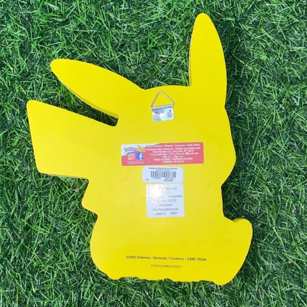 Pikachu 7X8 IN* Pokémon TCG Nintendo Sculpture wall mount art brand new - Picture 3 of 4